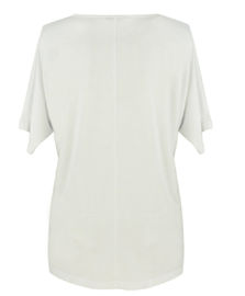 Simple Ladies Fashion Tops Casual Long Tee Shirt With Print House Pattern